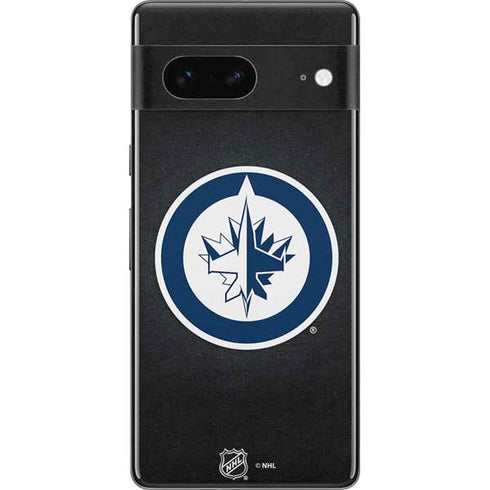 NHL Winnipeg Jets Black Background Pixel Skins